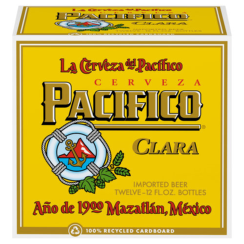 Pacifico Beer, Imported, Clara