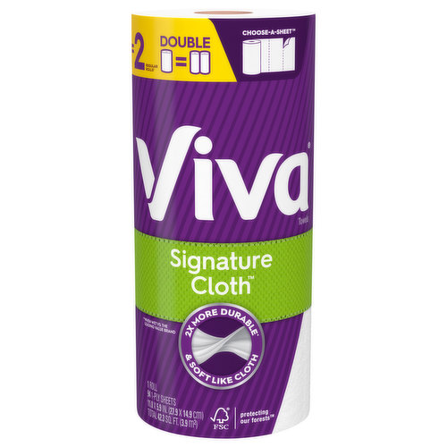 Viva Signature Cloth Towels, 1-Ply