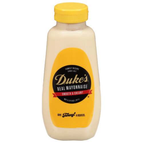 Duke's Mayonnaise, Real, Smooth & Creamy
