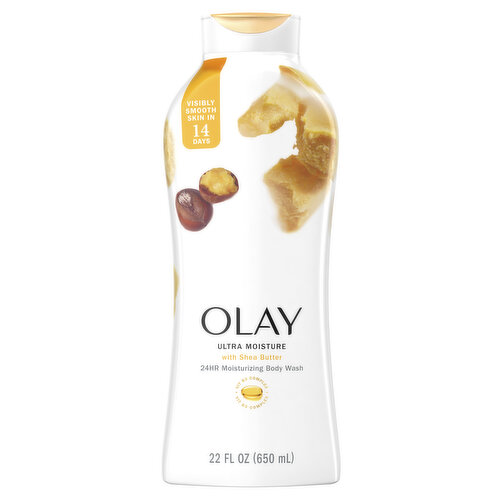 Olay Ultra Moisture Ultra Moisture Body Wash with Shea Butter, 22 FL OZ