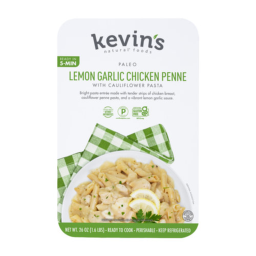 Kevin's Chicken Penne Lemon Garlic Sauce