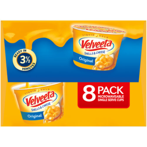 Velveeta Shells & Cheese Original Microwavable Shell Pasta & Cheese Sauce