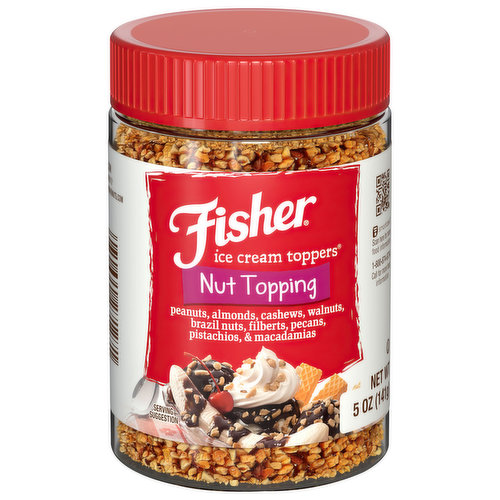 Fisher Ice Cream Toppers Nut Topping