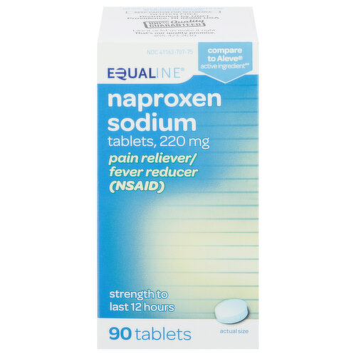 Equaline Naproxen Sodium, 220 mg, Tablets