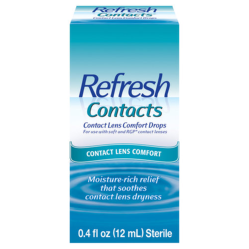 Refresh Contacts Contact Lens Comfort Drops