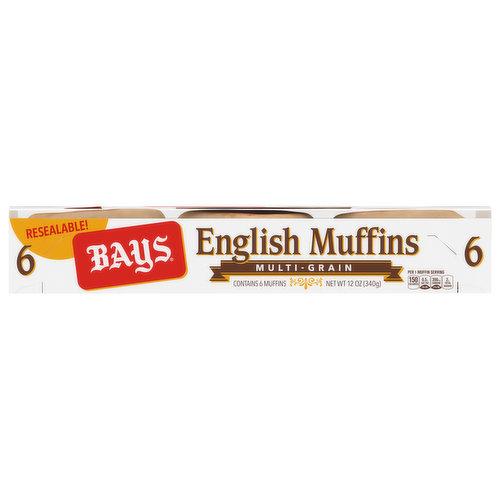 Bays English Muffins, Multi-Grain