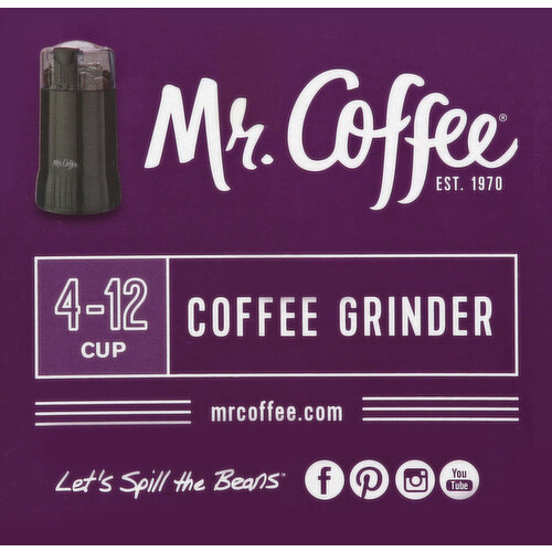 MR. Coffee Coffee Grinder IDS 57 Tested Working