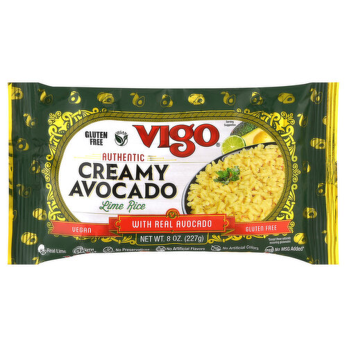 Vigo Lime Rice, Creamy Avocado, Authentic