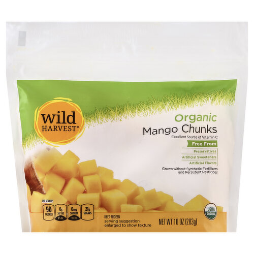 Wild Harvest Organic Mango, Chunks