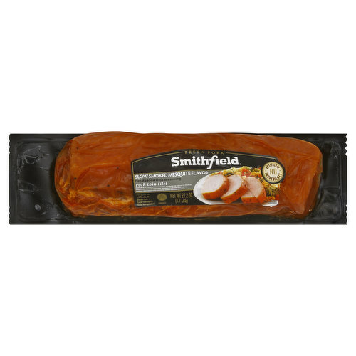 Smithfield Pork Loin, Filet, Slow Smoked Mesquite Flavor