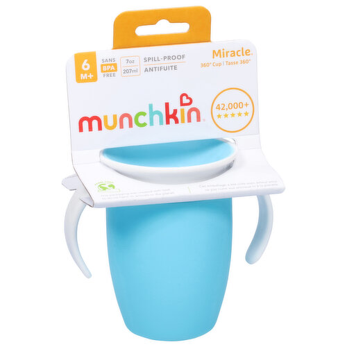 Munchkin Miracle 360 Cup green - 7 oz Spill Proof Baby Toddler Cup