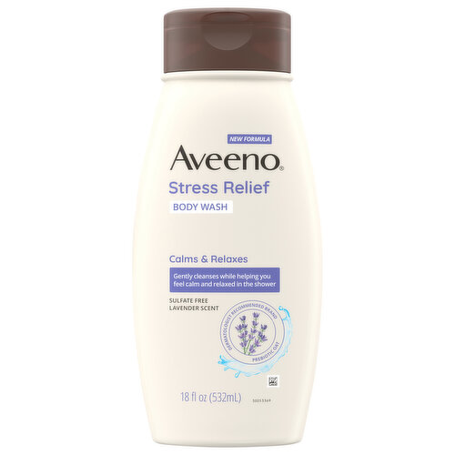 Aveeno Body Wash, Stress Relief, Lavender Scent