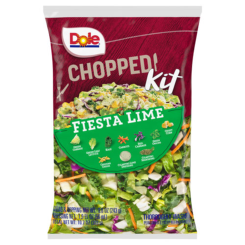 Dole Chopped Kit, Fiesta Lime