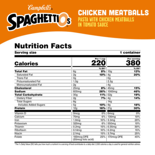 Campbell's SpaghettiO's with Sliced Franks 15.6oz Can