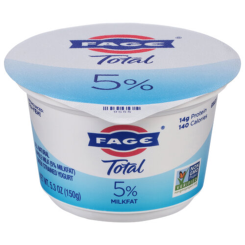 Fage Total Yogurt, Greek, Whole Milk, Strained