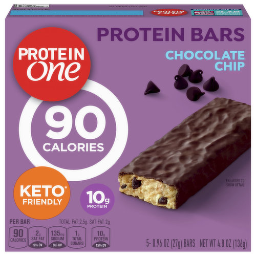 Protein One Protein Bars, Chocolate Chip