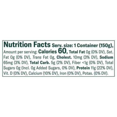 Chobani Yogurt, Zero Sugar, Toasted Coconut Vanilla Flavor
