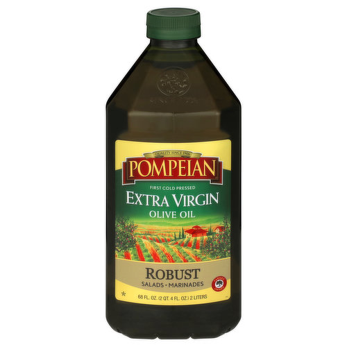 Pompeian Olive Oil, Extra Virgin, Robust