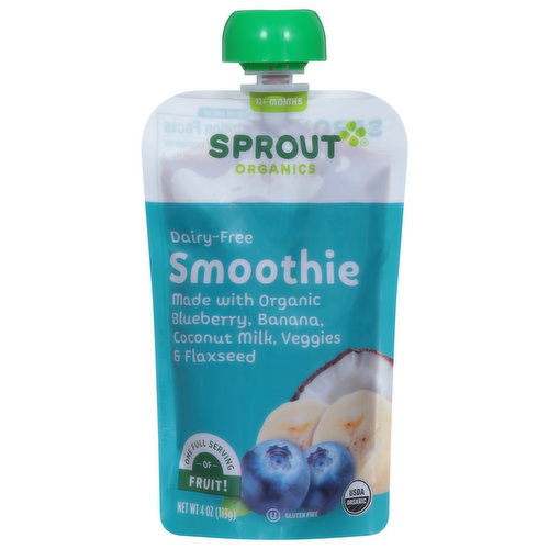 Sprout Organics Smoothie, Dairy-Free, 12+ Months