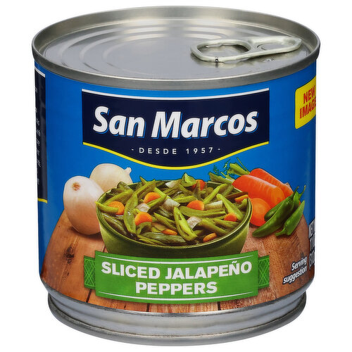 San Marcos Jalapeno Peppers, Sliced