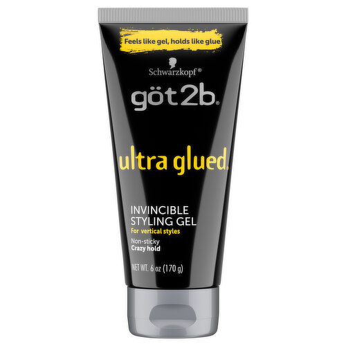 Schwarzkopf Styling Gel, Invicible, Ultra Glued