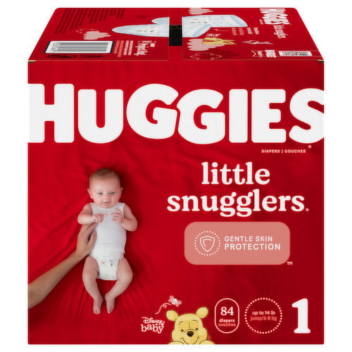 Huggies Little Snugglers Diapers Size 1 - 204 ct. (Up to 14 lbs.)