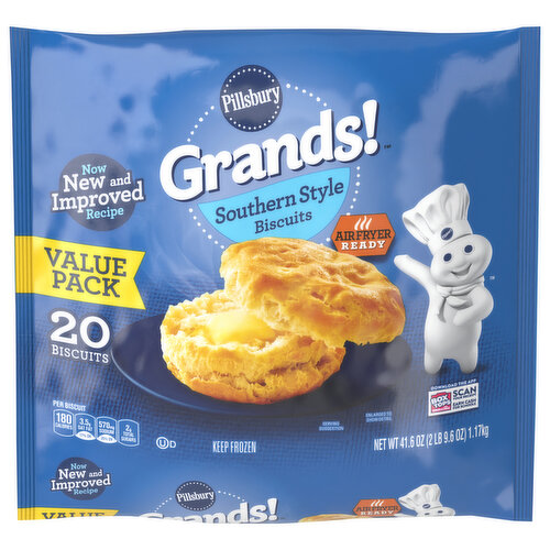 Pillsbury Grands! Biscuits, Southern Style, Value Pack