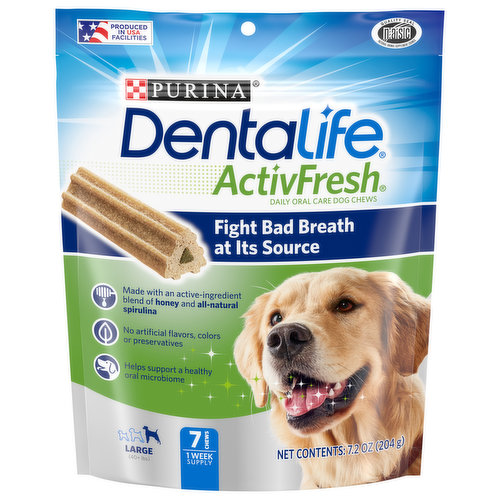 DentaLife ActivFresh Dogs Chews, Daily Oral Care, Large