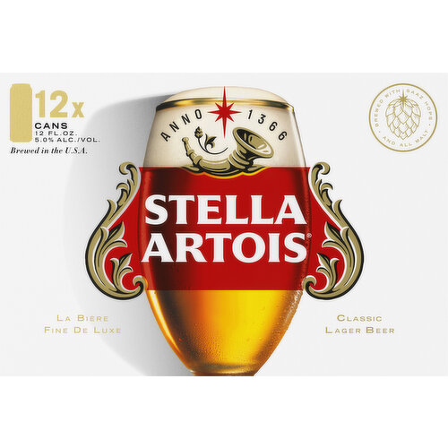 Stella Artois Beer, Lager, Classic