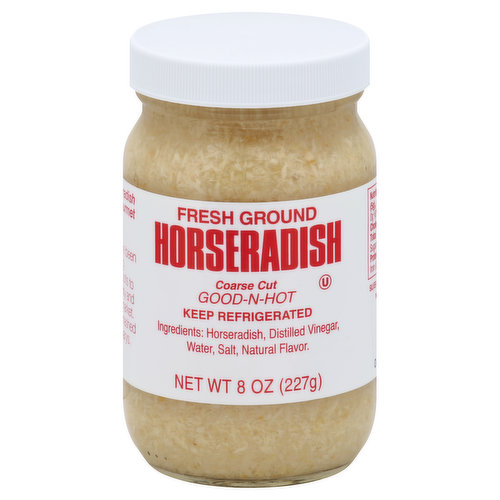 Silver Spring Horseradish, Fresh Ground, Coarse Cut