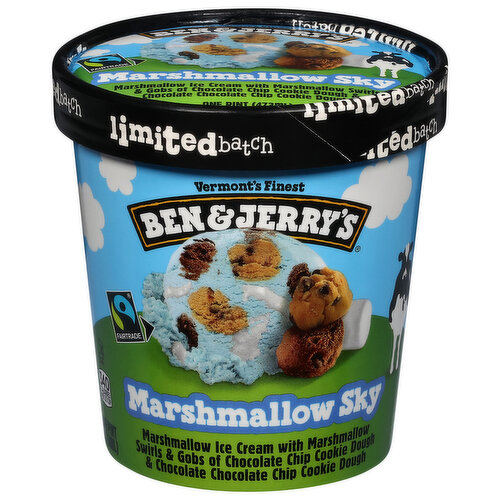 Ben & Jerry's Ice Cream, Marshmallow Sky, Limited Batch