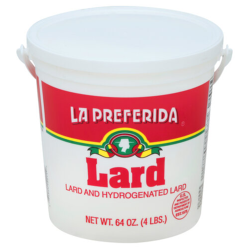 Lard and hydrogenated lard. US inspected and passed by Department of Agriculture. BHA, propyl gallate and citric acid added to help protect flavor.