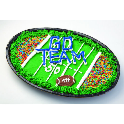 Cub Decorated Oval Cookie