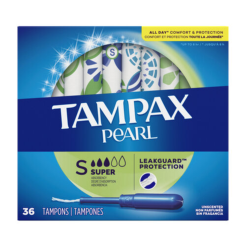 Tampax Pearl Tampax Pearl Tampons, Super 36 Ct