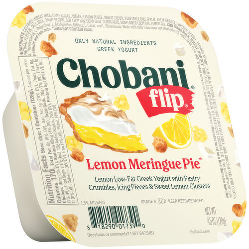 Chobani Flip Yogurt, Greek, Lemon Meringue Pie