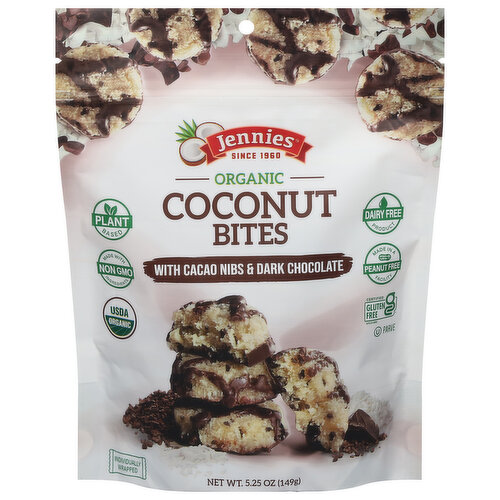 Jennies Coconut Bites, Organic