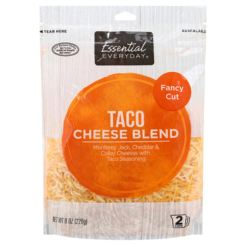 Essential Everyday Cheese Blend, Taco, Fancy Cut