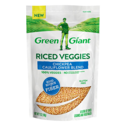 Green Giant Riced Veggies, Chickpea Cauliflower Blend