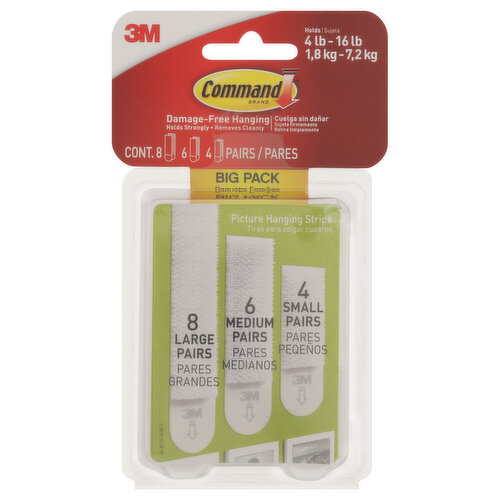 Command Picture Hanging Strips, Big Pack
