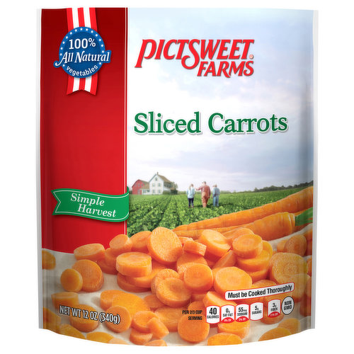 Pictsweet Farms Simple Harvest Carrots, Sliced