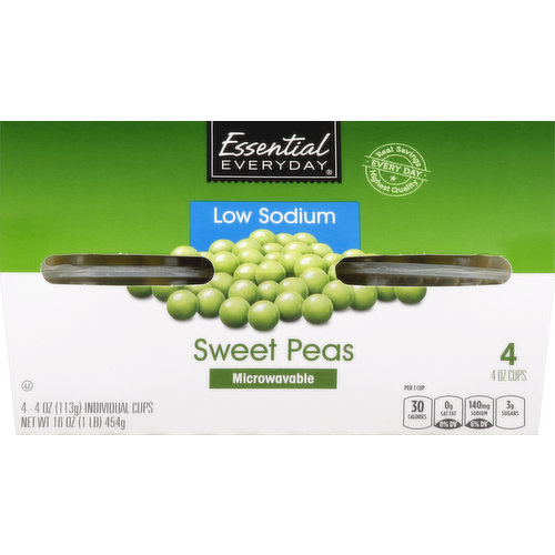 Real savings. Highest quality. Every day. Microwaveable. Per 1 Cup: 30 calories; 0 g sat fat (0% DV); 140 mg sodium (6% DV); 3 g sugars. Great products at a price you'll love - that's Essential Everyday. Our goal is to provide the products your family wants, at a substantial savings versus comparable brands. We're so confident that you'll love Essential Everyday, we stand behind our products with a 100% satisfaction guarantee. Gluten free. If you're not completely satisfied with this product, please contact us at www.essentialeverday.com or 1-877-932-7948. Product of USA.