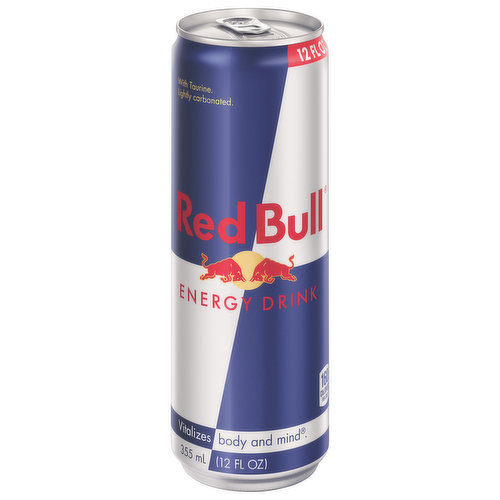 Vitalizes body and mind. Red Bull is appreciated worldwide by top athletes busy professionals, college students and travelers on long journeys.