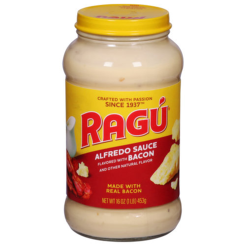 Ragu Alfredo Sauce, Bacon