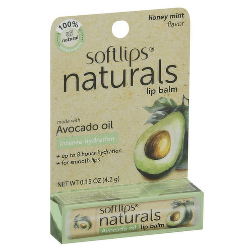 Softlips Naturals Lip Balm, Honey Mint Flavor