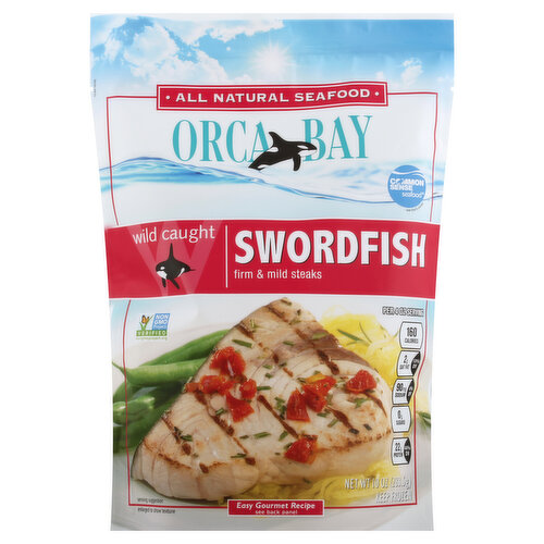 Orca Bay Swordfish, Wild Caught, Firm & Mild Steaks