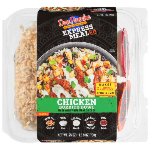 Don Pancho Express Meal Kit, Chicken Burrito Bowl