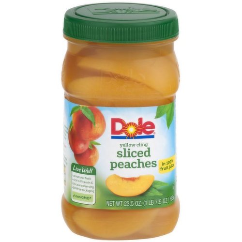 Dole Yellow Cling Sliced Peaches