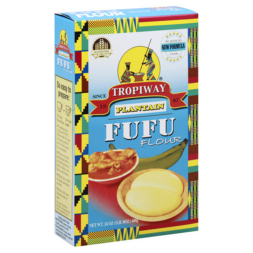 Tropiway Flour, Fufu, Plantain