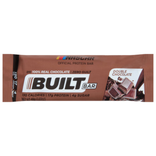 Nascar Built Protein Bar, Official, Double Chocolate