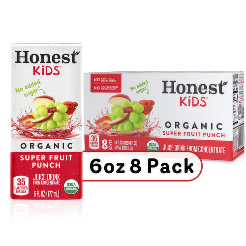 Honest Honest Kids Super Fruit Punch  Kids Super Fruit Punch Cartons